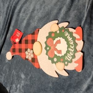 Christmas House Christmas Holiday Gnome Welcome Sign